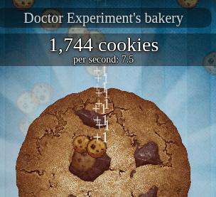 Earn cookies with each click